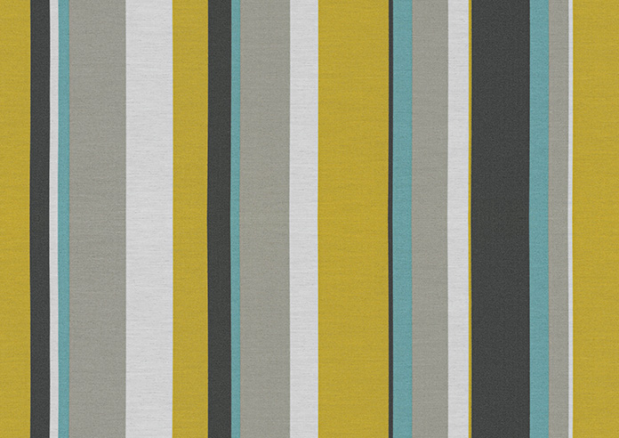 Riviera Stripe, Chartreuse - Twist&Fit Roller Blind - Image 6